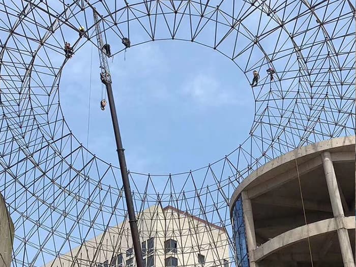 文昌电厂网架加工